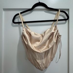 Satin corset